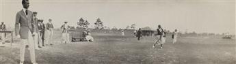 (PANORAMAS--SPORTS) A selection of 15 panoramic photographs showing tennis matches, golf games, and a baseball game.